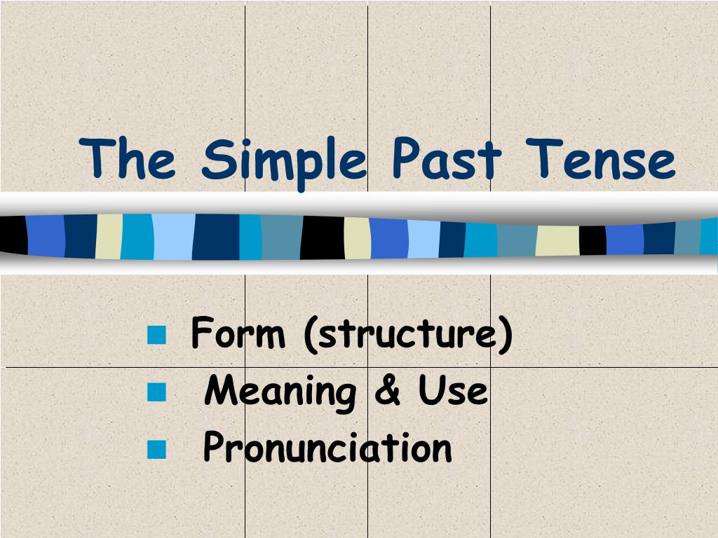 Structures Of Tenses Basic Tenses Rules English Learning Lesson 1